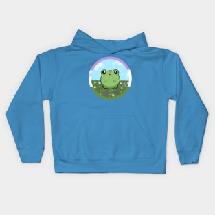 Pride Froggo (Genderqueer) Kids Hoodie